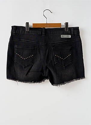 Șort țesătură denim mărime normală negru IKKS femeie