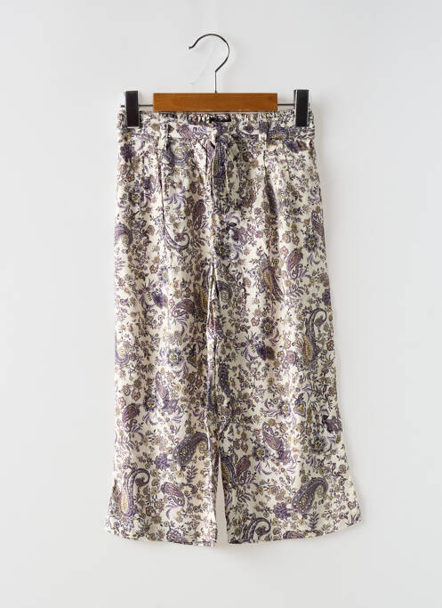 Pantalon larg alb IKKS fată