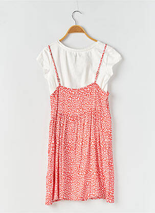 Rochie midi fără mâneci fără mâneci roșu WAY (WAY ARE YOU) BY IKKS fată