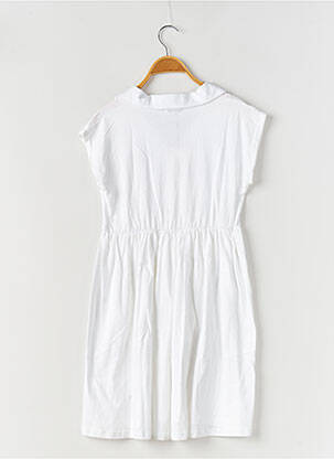 Rochie midi mâneci scurte mâneci scurte alb MINI MOLLY BY MOLLY BRAKEN fată