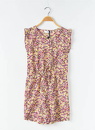 Salopetă scurtă galben LE TEMPS DES CERISES fată