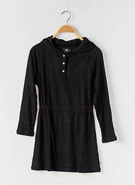 Rochie midi guler rotund mâneci lungi negru LE TEMPS DES CERISES fată