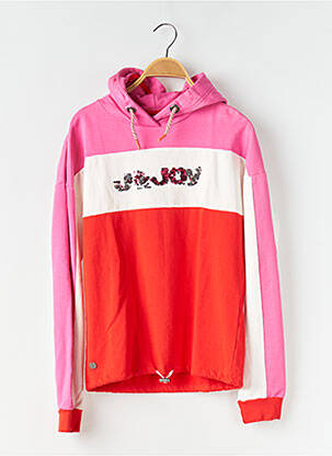 Hanorac cu glugă roz J&JOY fată