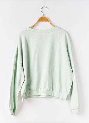 Hanorac țesătură jersey mâneci lungi verde WAY (WAY ARE YOU) BY IKKS fată
