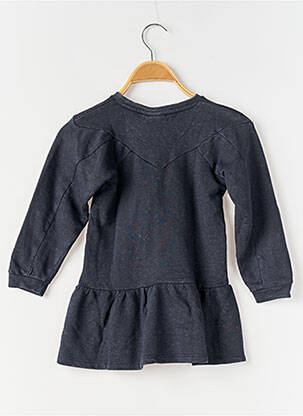 Rochie midi guler rotund mâneci lungi albastru GARCIA fată