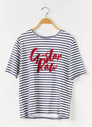 Tricou albastru G STAR fată