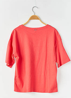 Tricou elasticitate mâneci scurte roșu WAY (WAY ARE YOU) BY IKKS fată