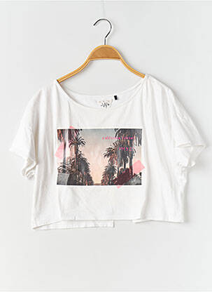 Tricou alb WAY (WAY ARE YOU) BY IKKS fată