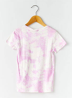 Tricou croială cambrată mâneci scurte violet GARCIA fată