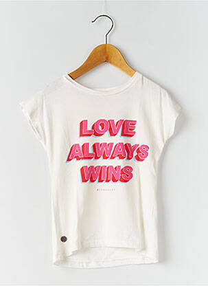 Tricou elasticitate mâneci scurte bej J&JOY fată
