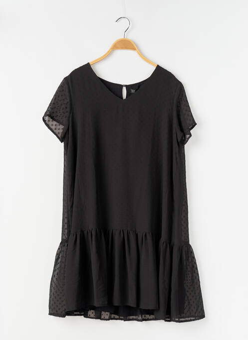 Rochie midi negru WAY (WAY ARE YOU) BY IKKS fată