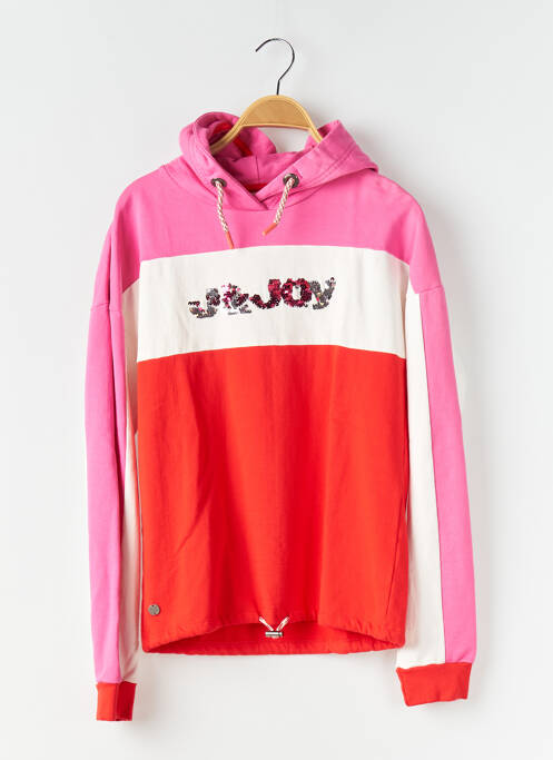 Hanorac cu glugă roz J&JOY fată