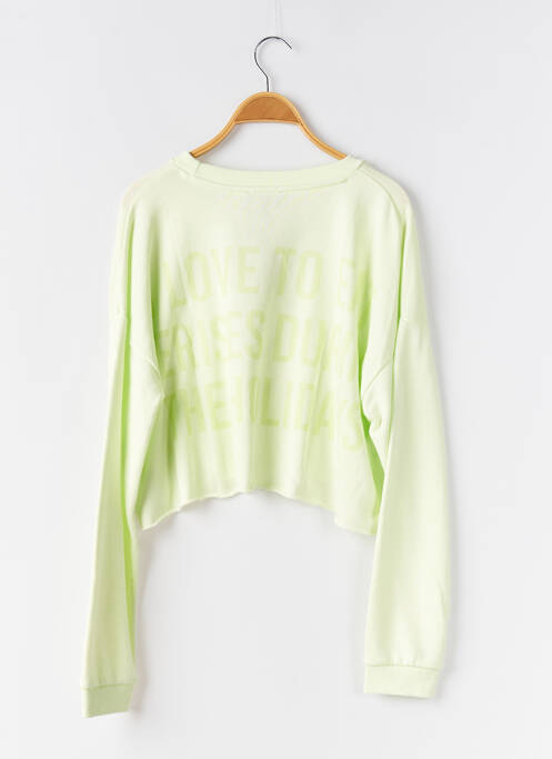 Hanorac verde LE TEMPS DES CERISES fată