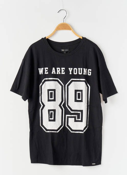 Tricou negru IKKS fată