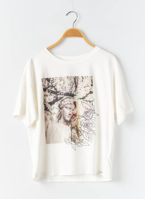 Tricou bej WAY (WAY ARE YOU) BY IKKS fată