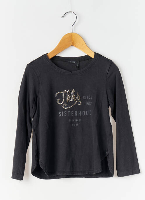 Tricou negru IKKS fată