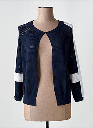 Vestă cu mâneci lungi albastru GEISHA femeie