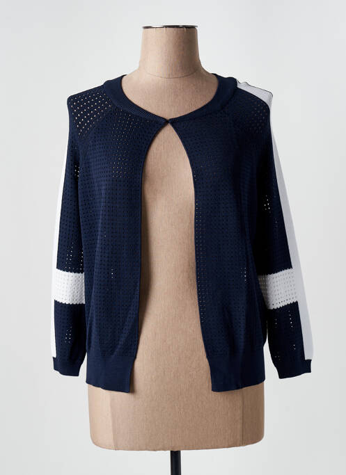 Vestă cu mâneci lungi albastru GEISHA femeie