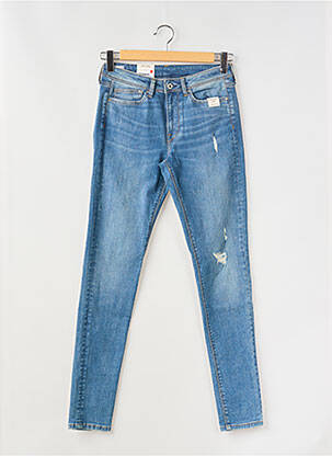 Blugi skinny elasticitate mărime reglabilă albastru PEPE JEANS fată