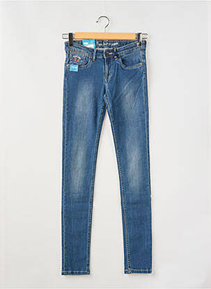 Blugi skinny elasticitate mărime reglabilă albastru PEPE JEANS fată