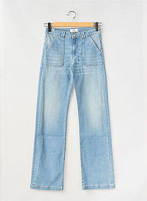 Blugi cu croială evazată albastru LE TEMPS DES CERISES fată