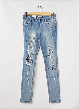 Blugi cu croială slim albastru GARCIA fată