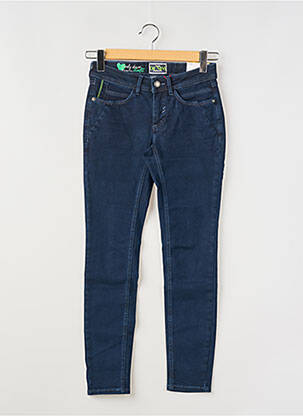 Blugi cu croială slim țesătură brută mărime normală albastru STREET ONE femme