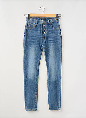 Blugi cu croială slim albastru GUESS fată