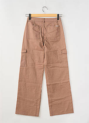 Pantalon cargo croială dreaptă maro GARCIA fată