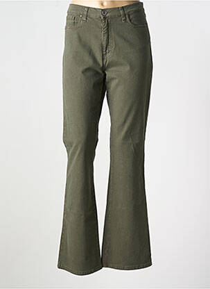 Blugi cu croială evazată verde LCDN femeie