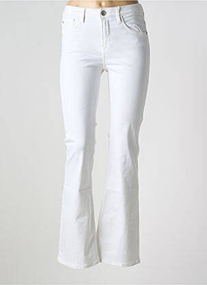 Blugi cu croială evazată alb GARCIA femeie