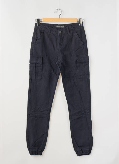 Pantalon cargo albastru GUESS fată