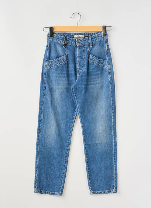 Blugi cu croială slim albastru PLEASE femeie