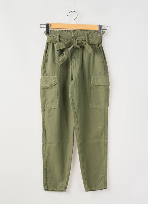 Pantalon cargo verde LE TEMPS DES CERISES fată