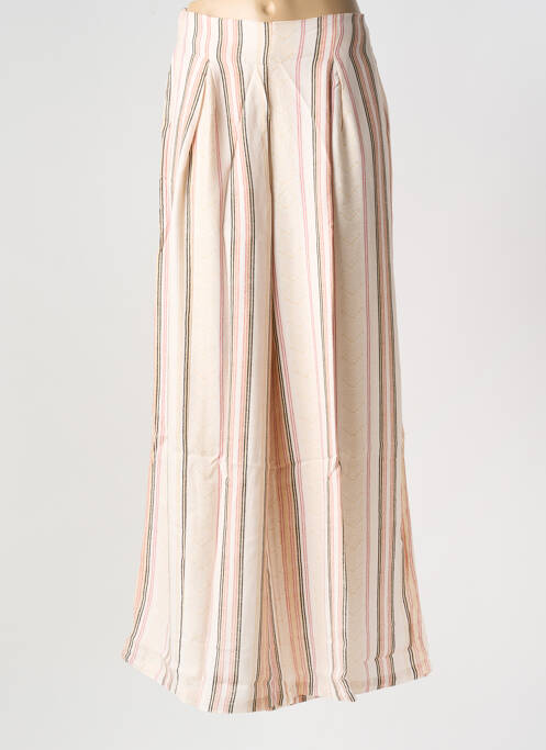 Pantalon larg roz GEISHA femeie