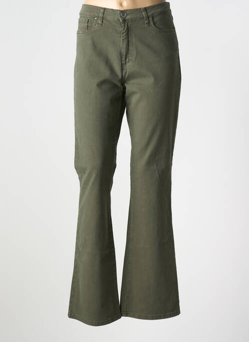 Blugi cu croială evazată verde LCDN femeie