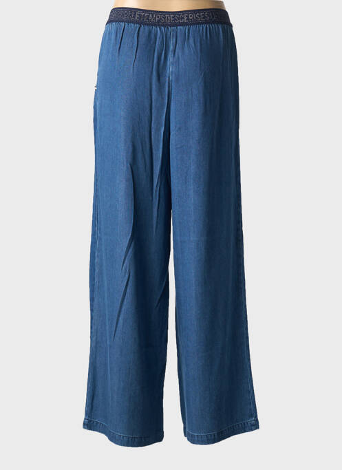 Blugi cu croială largă albastru LE TEMPS DES CERISES fată