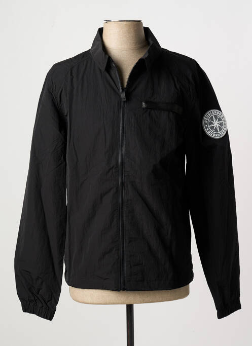 Jachetă vânt negru DOUBLEHOOD bărbat