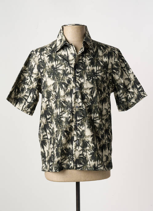 Cămașă cu mâneci scurte negru ARMANI EXCHANGE bărbat