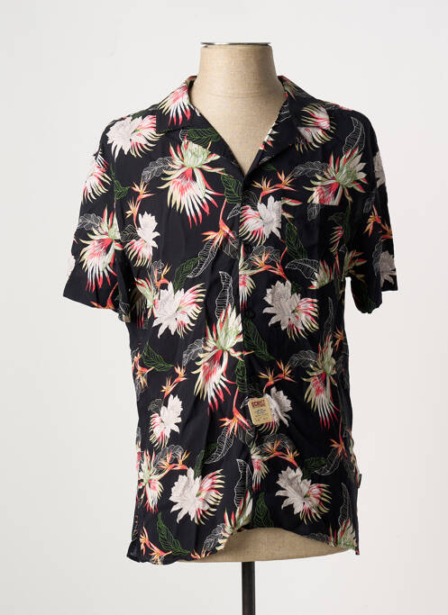 Cămașă cu mâneci scurte negru SCHOTT bărbat