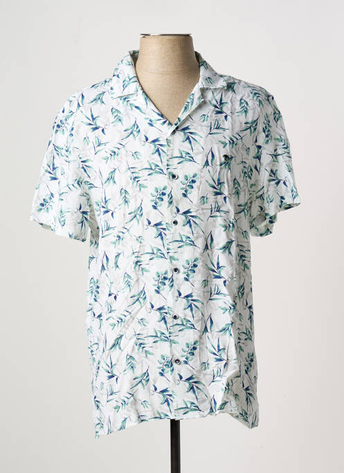 Cămașă cu mâneci scurte alb BENSON & CHERRY bărbat