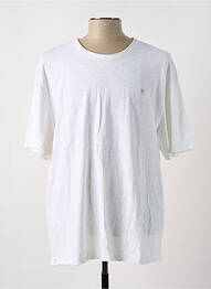 Tricou croială dreaptă mâneci scurte alb FREEMAN T.PORTER homme