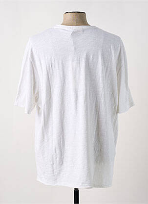 Tricou croială dreaptă mâneci scurte alb FREEMAN T.PORTER bărbat