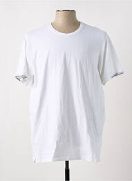 Tricou elasticitate mâneci scurte alb SUN VALLEY homme