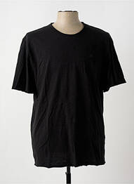 Tricou elasticitate mâneci scurte negru FREEMAN T.PORTER homme