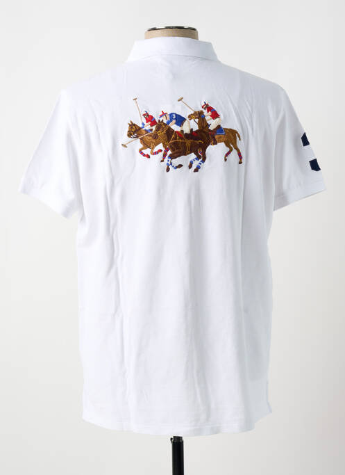 Polo alb RALPH LAUREN bărbat