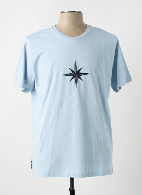 Tricou albastru DOUBLEHOOD bărbat