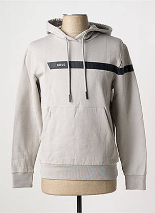 Hanorac cu glugă gri HUGO BOSS bărbat