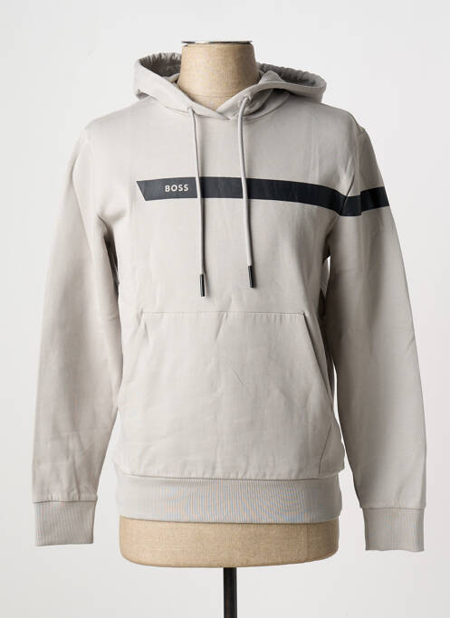 Hanorac cu glugă gri HUGO BOSS bărbat
