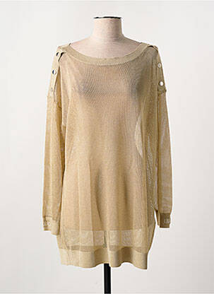 Pulover tunică auriu LIU JO femeie